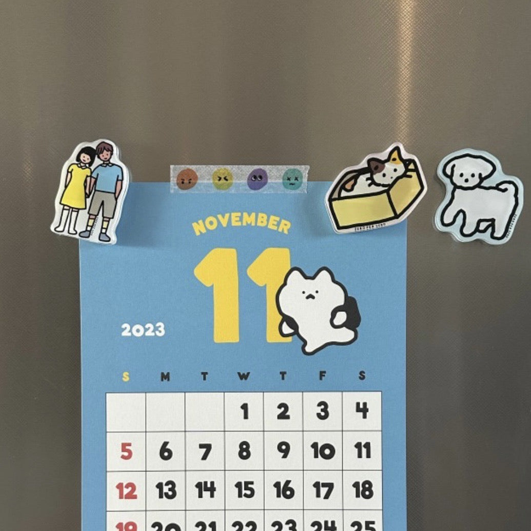 Korea Acrylic Pet Refrigerator Sticker