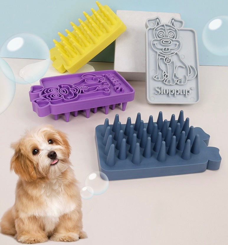 pet bath and massage comb