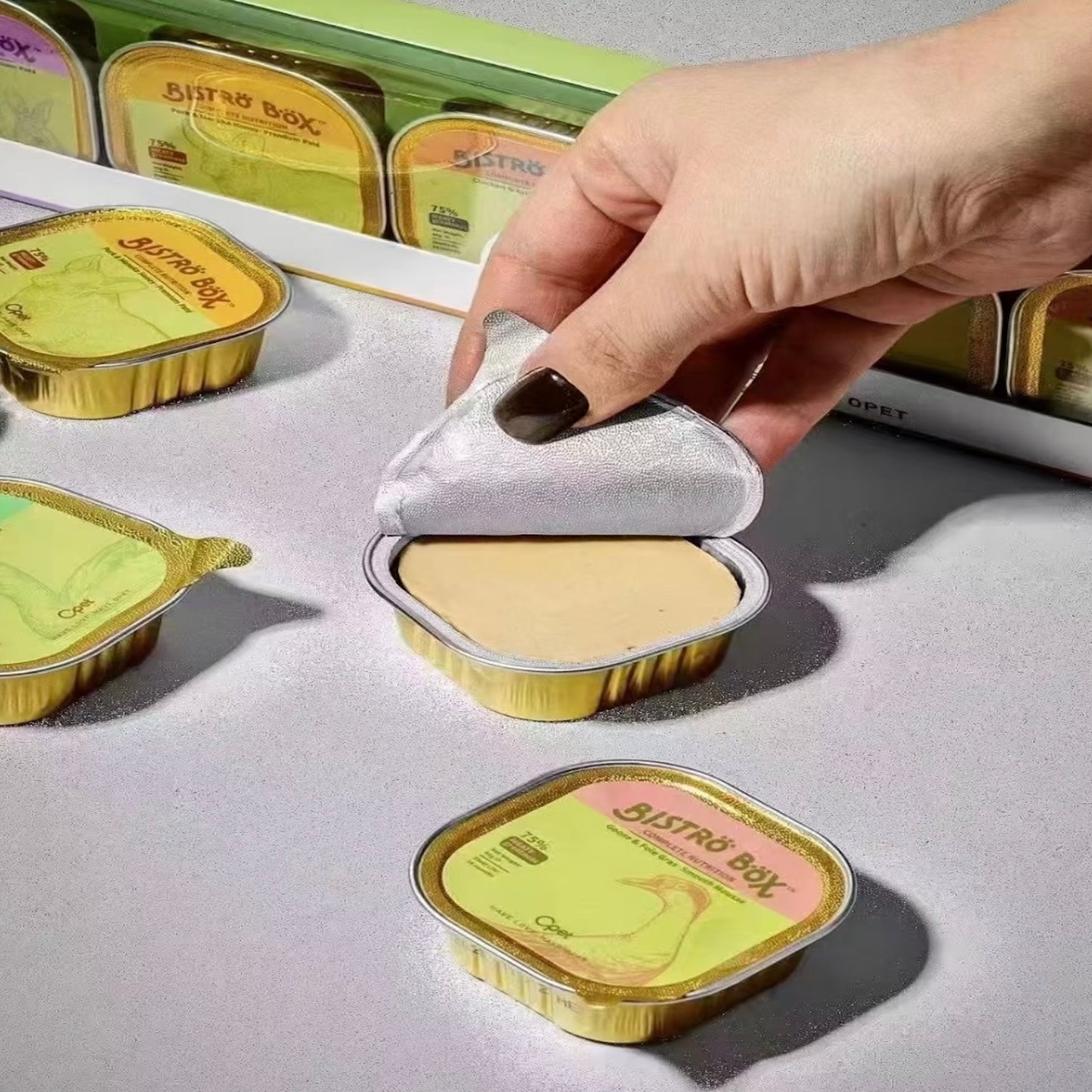 Opet Mousse Foie Gras Cat Food Main Course Box