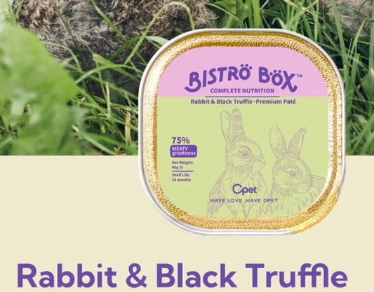 opet Black Truffle Cream Rabbit Cat Staple Can